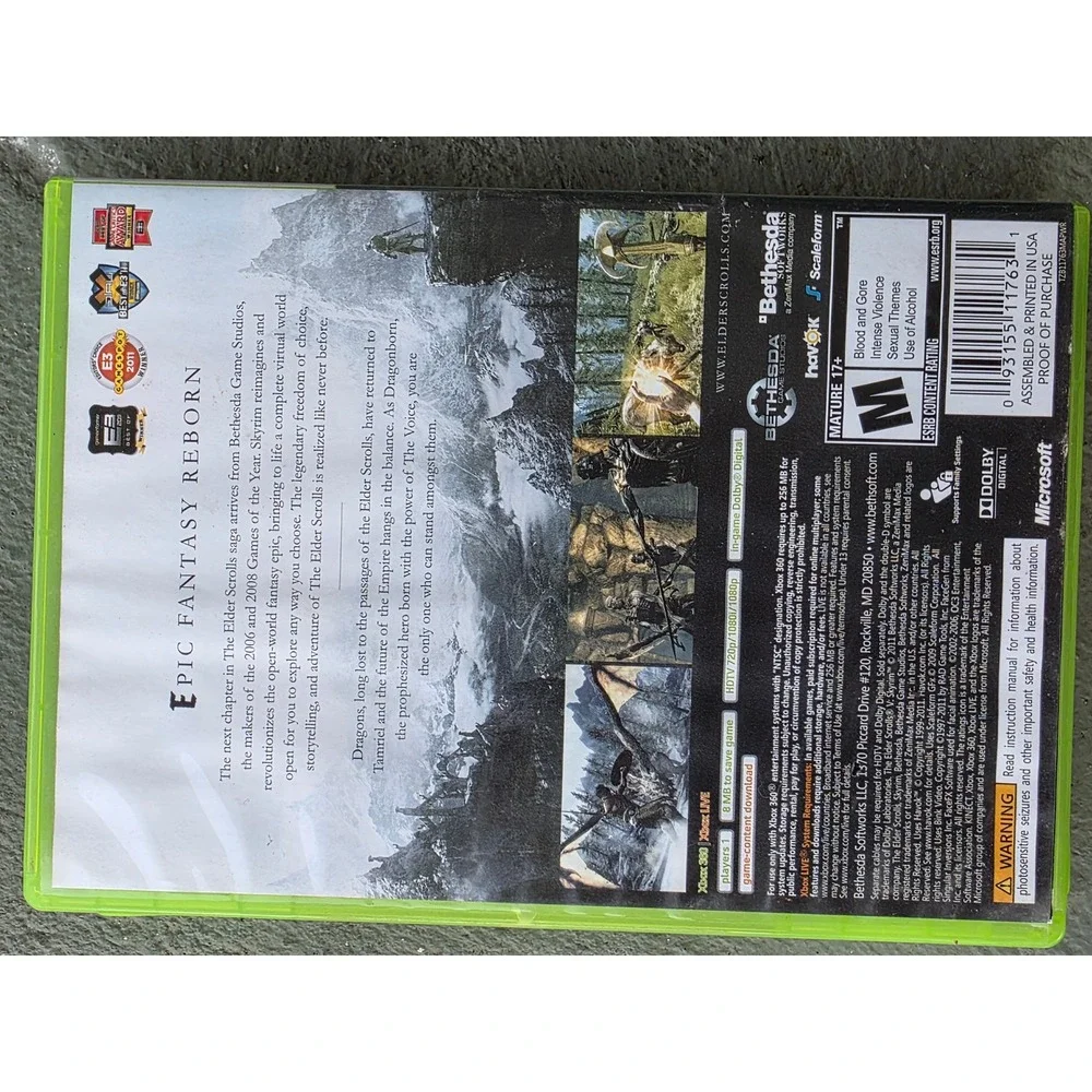 Xbox Game Lot GTA V Skyrim Xbox 360 Call of Duty Infinite Warfare Xbox One Bundl